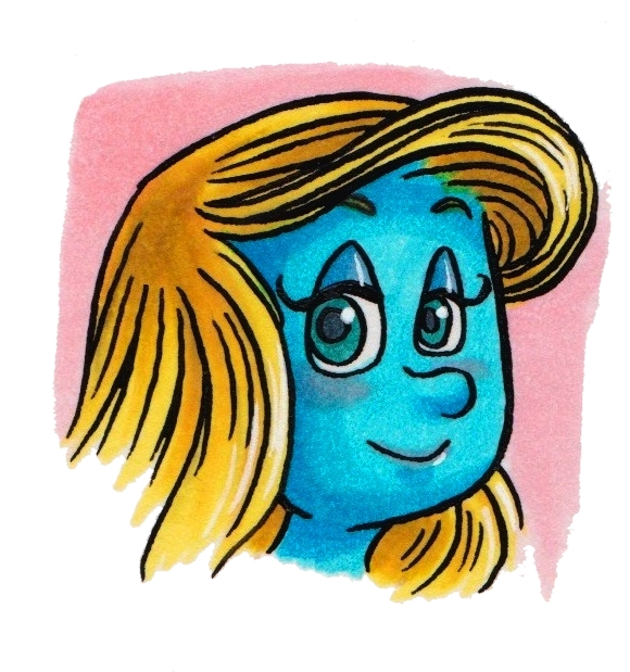 Smurfette without her hat