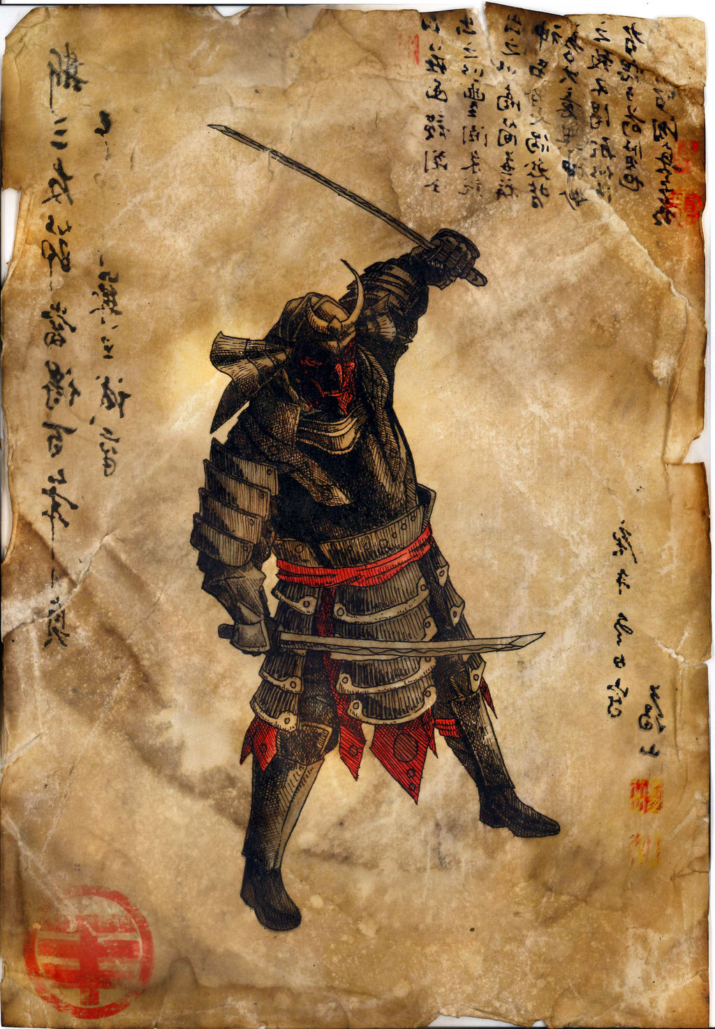 Samurai Scroll