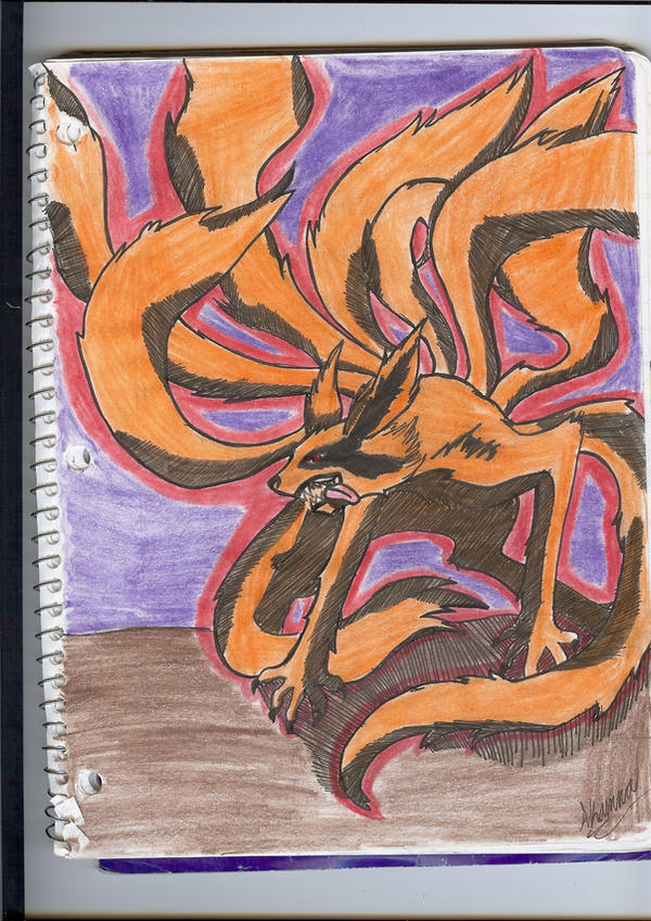 9 Tails Rage Simple 9-Tails 2 by Tk-Kaguya on DeviantArt