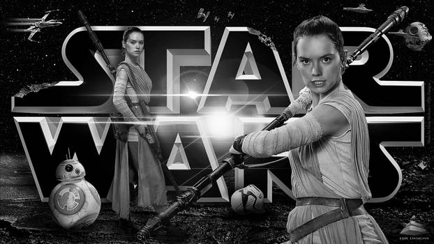 StarWars Rey v1 (Black/White)