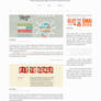 Orange Blog Template Free PSD