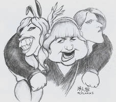 The 3 Stooges by Roninwolf1981