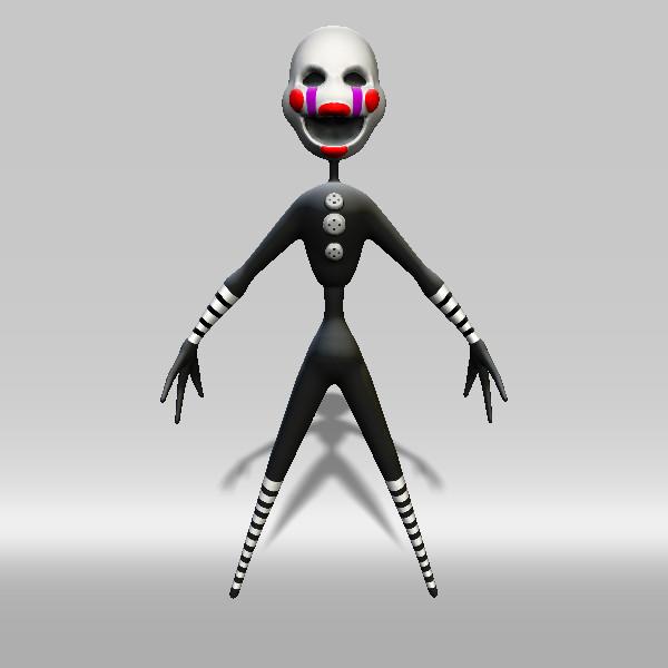 Five Nights At Freddy's 2 4 FNaF World 3 - Marionette - Puppet