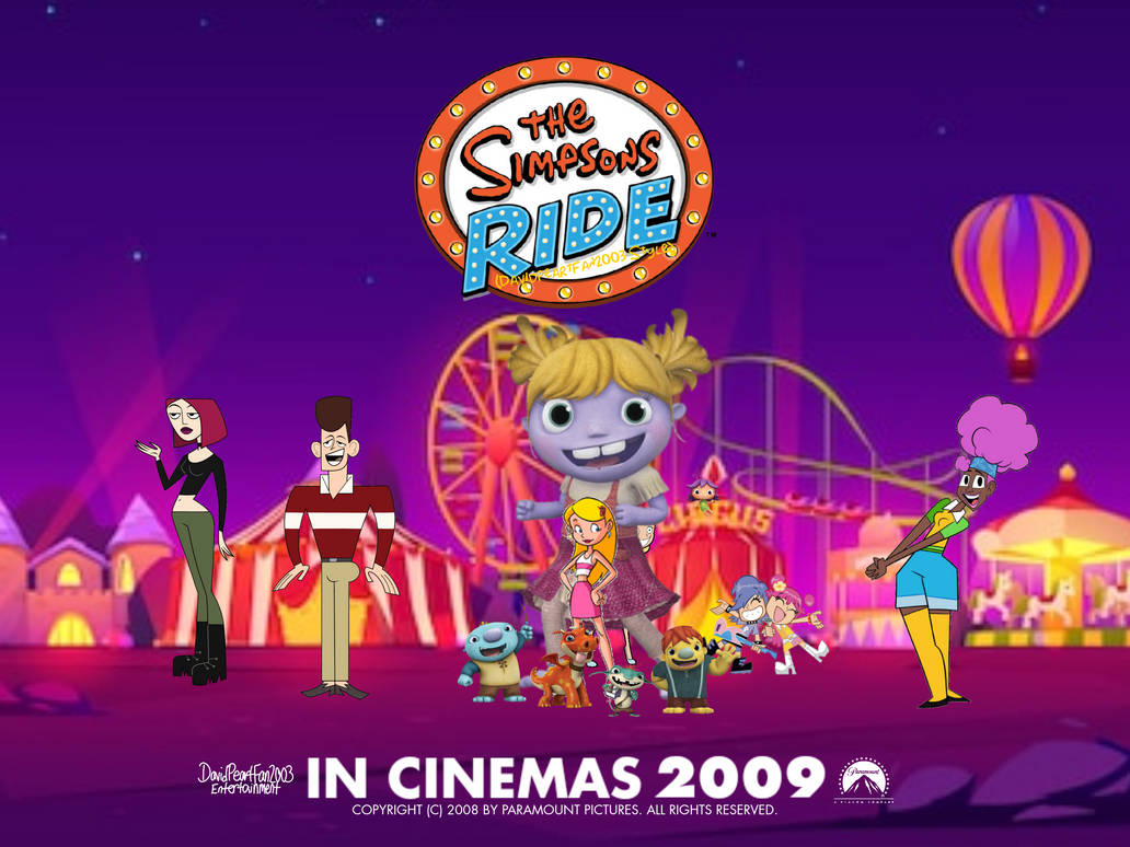 The Simpsons Ride (DPF2003 Style) UK Posters by 20thCenturyFoxFun on ...