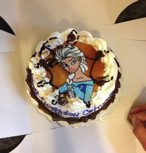 My Elsa Birthday Cake From 2014