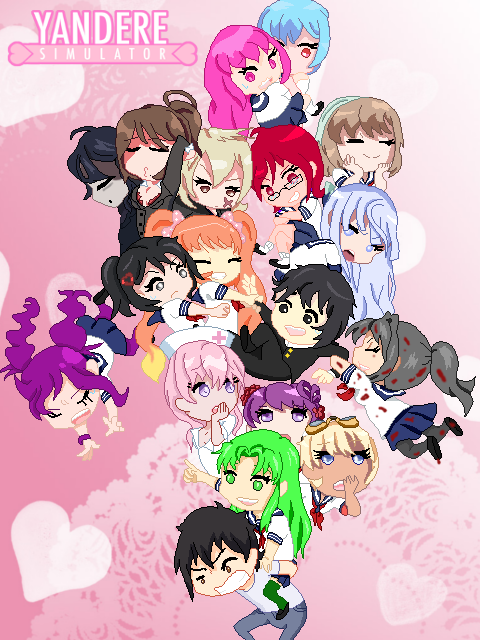 Yandere Dev's Girls...and Senpai