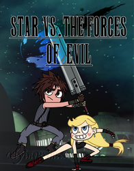 Star vs. the FF7 Forces of Evil by FlyingPrincess