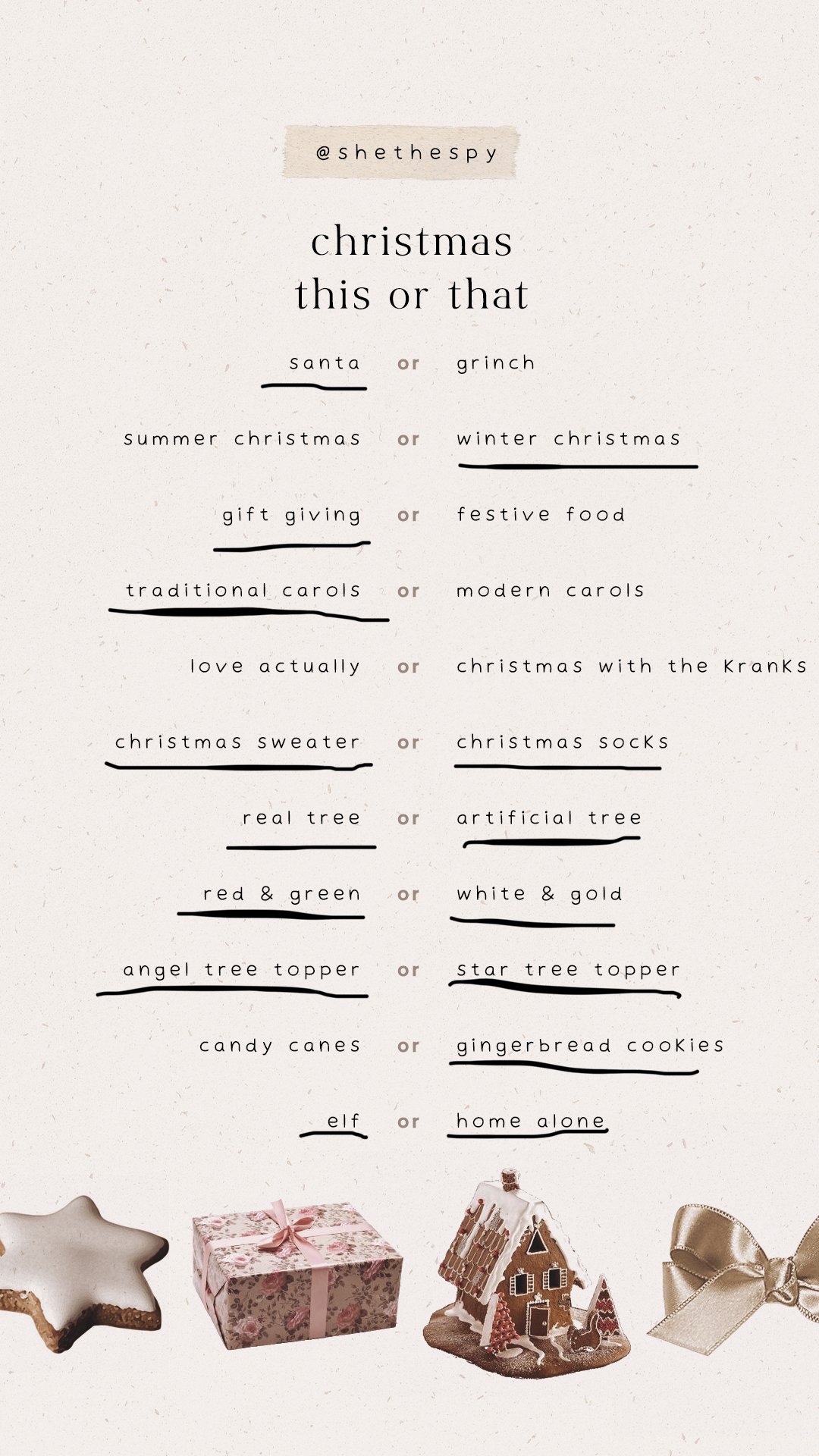 Christmas this or that by disneyfan108 on DeviantArt Christmas This Or That