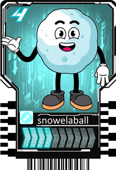 snowelaball ride chemy card