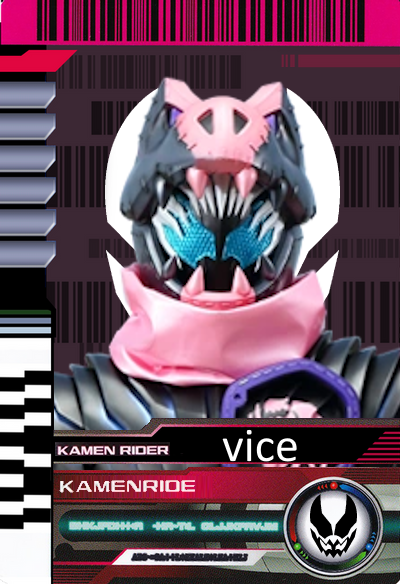 kamen rider vice rider card by mariushoratiu on DeviantArt