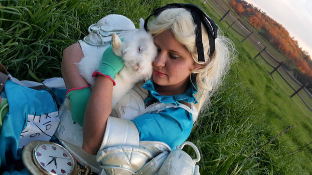 Alice With the White Rabbit