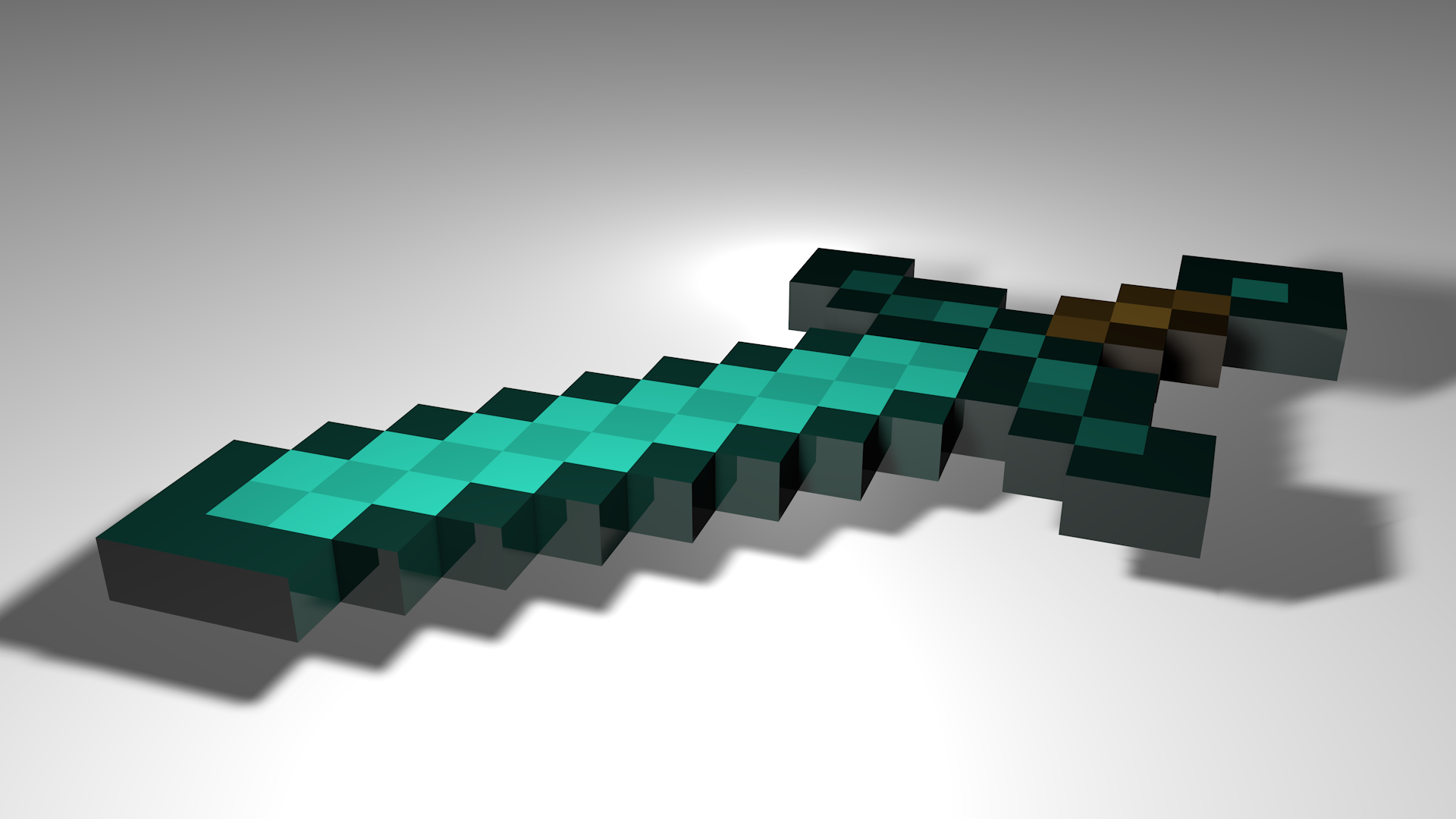 Minecraft 3D Sword by VicTycoon on DeviantArt