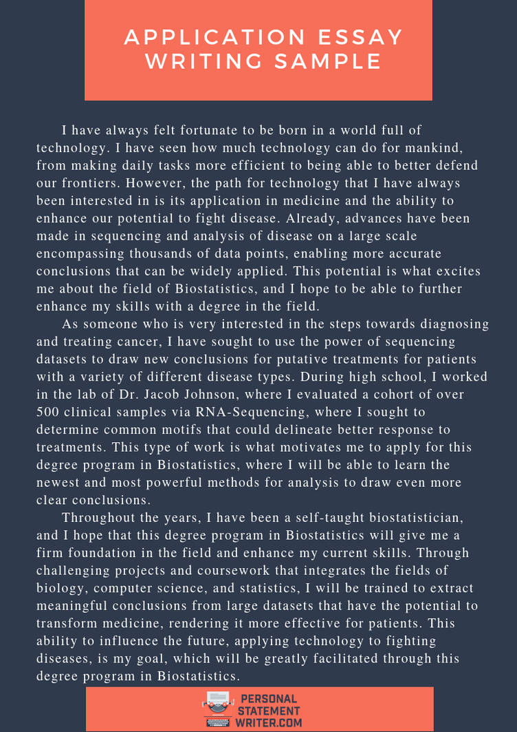 Application Essay Writing Sample by PS-WriterSamples on DeviantArt