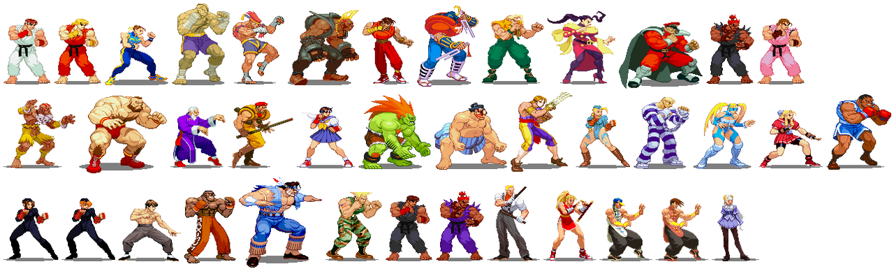 Street Fighter Alpha Characters by BiliantoKUSANAGI on DeviantArt