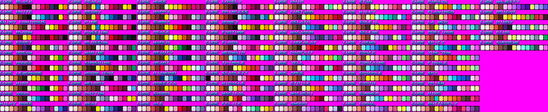 Pretty Cure Pixel Colors