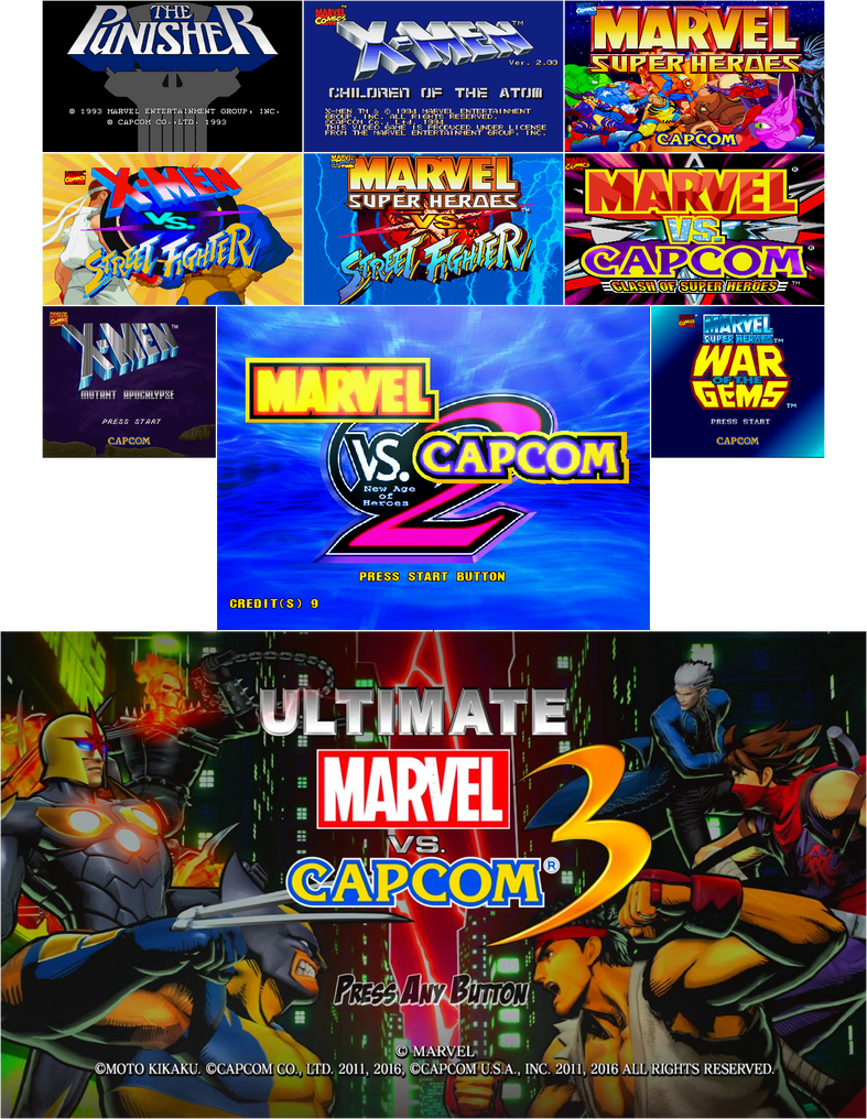 Marvel Vs. Capcom Anthology by BiliantoKUSANAGI on DeviantArt