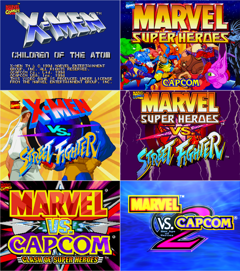 Marvel Vs. Capcom Series Collections by BiliantoKUSANAGI on DeviantArt
