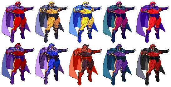 Color Rosa Magneto Magneto MVC Color Palettes by BiliantoKUSANAGI on DeviantArt
