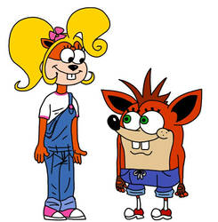 Crash Bandicoot Square pants 