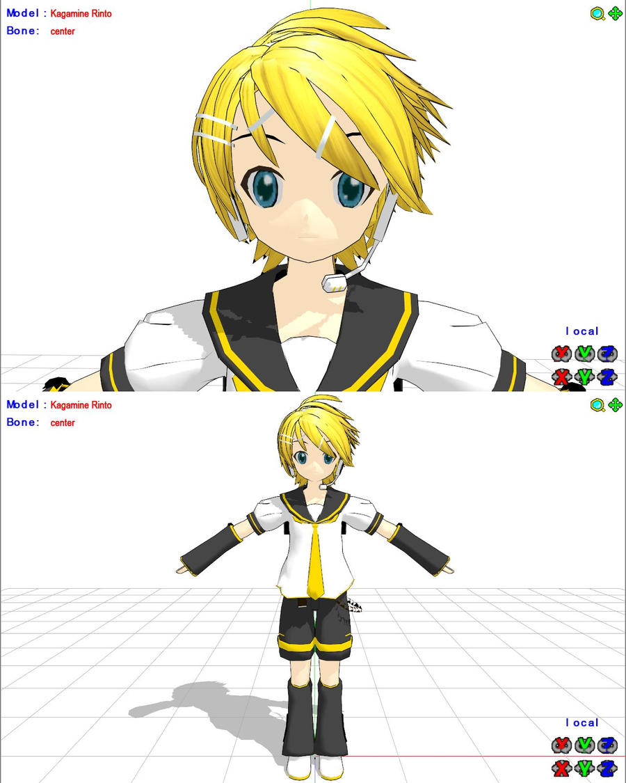 Kagamine Rinto by MMDbeginner on DeviantArt