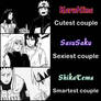 Naruto couples and their titles (Part 1)