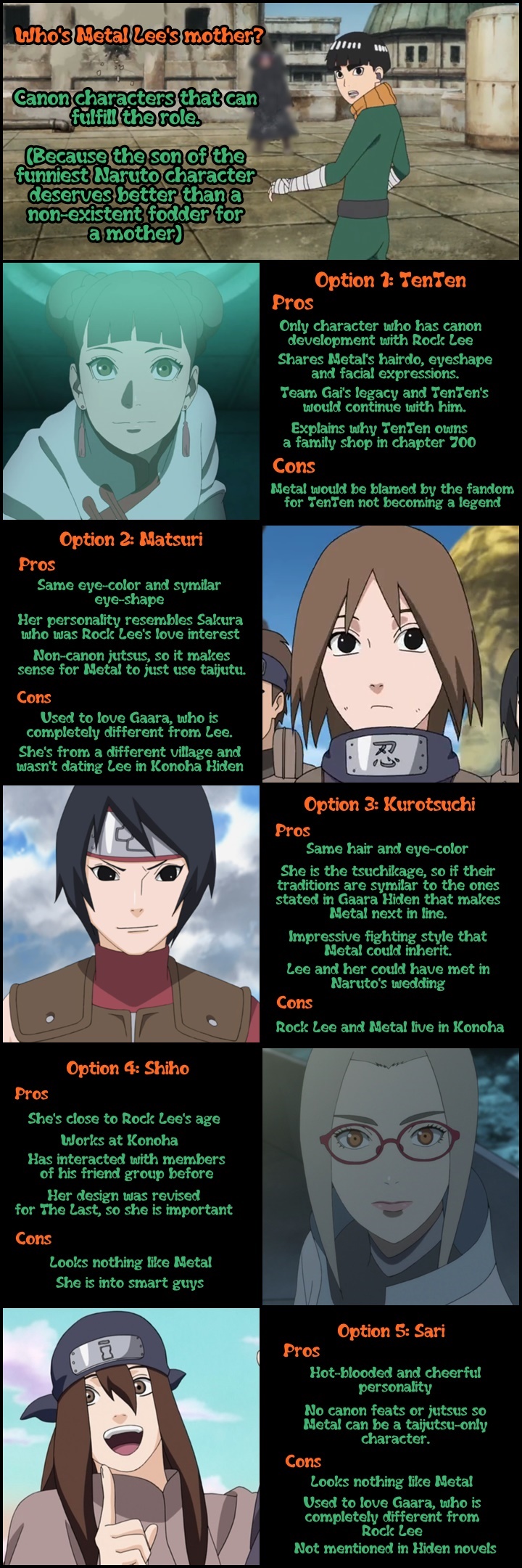 Who is Metal Lee's mother? (canon options) by CodeHeaven on DeviantArt