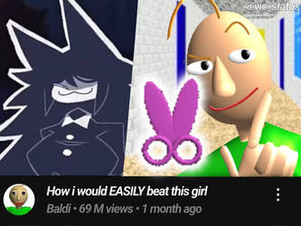 Could Baldi beat Miss Circle?