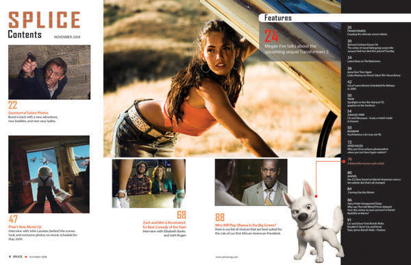 Split Magazine Splice Magazine Contents by realdesign24 on DeviantArt