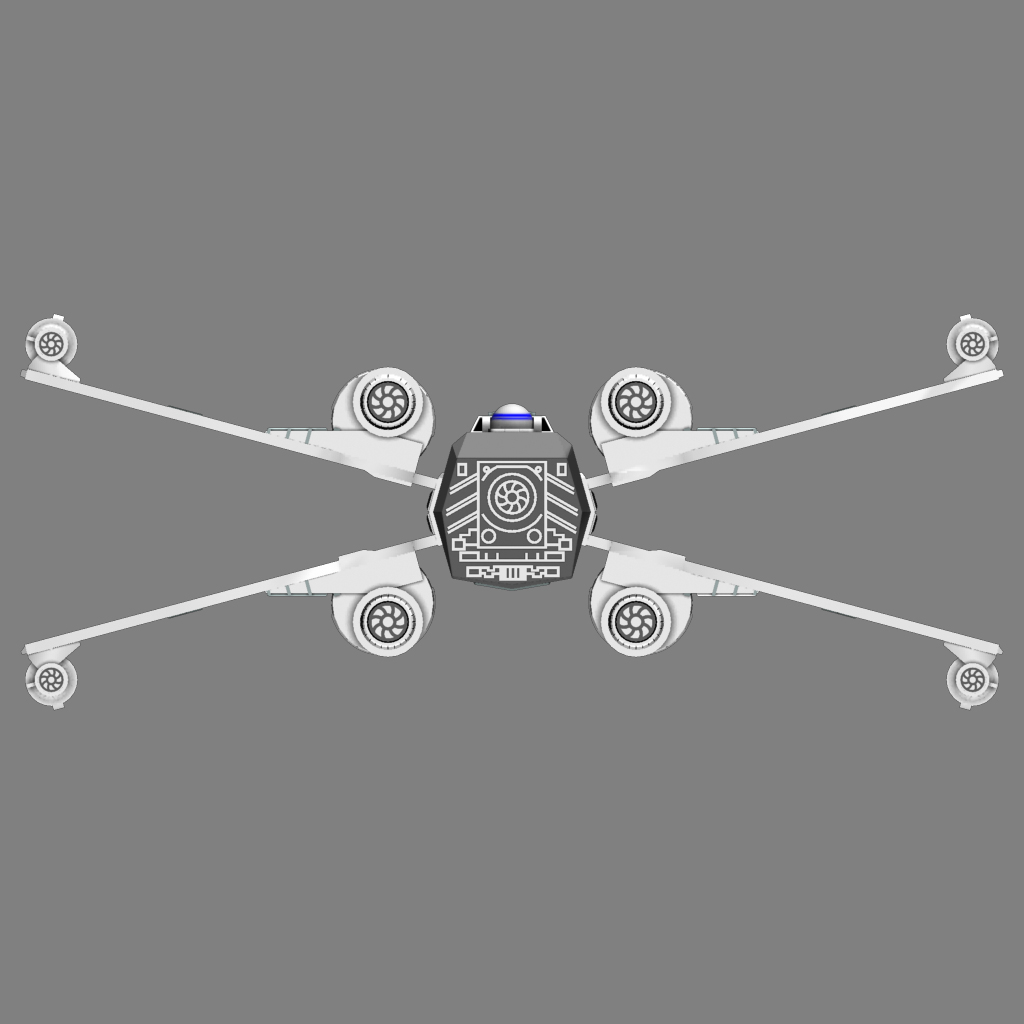 X-WING back by darkImothep on DeviantArt