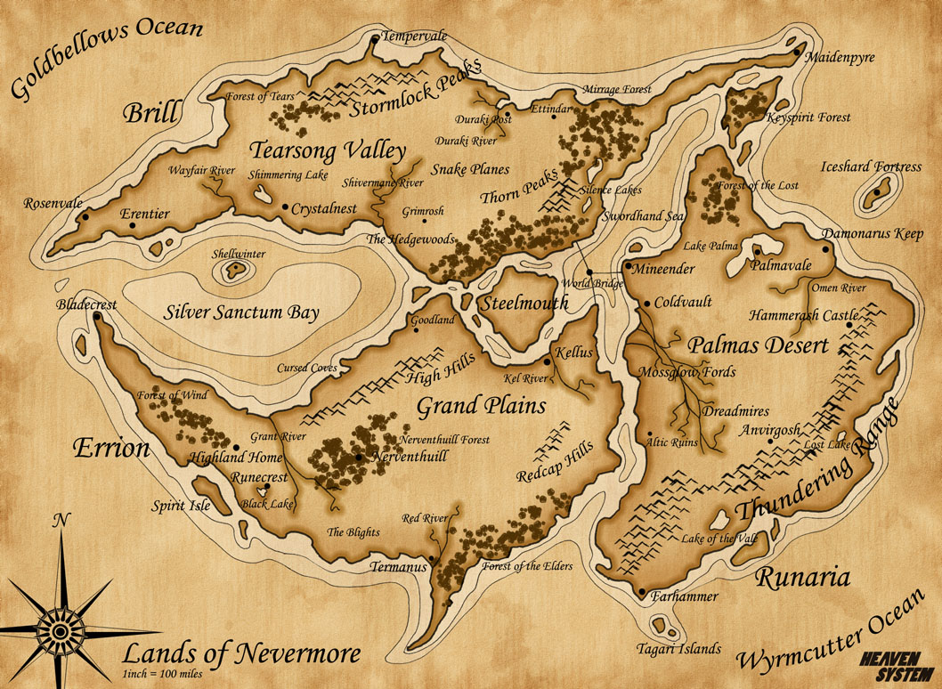 Map of Nevermore
