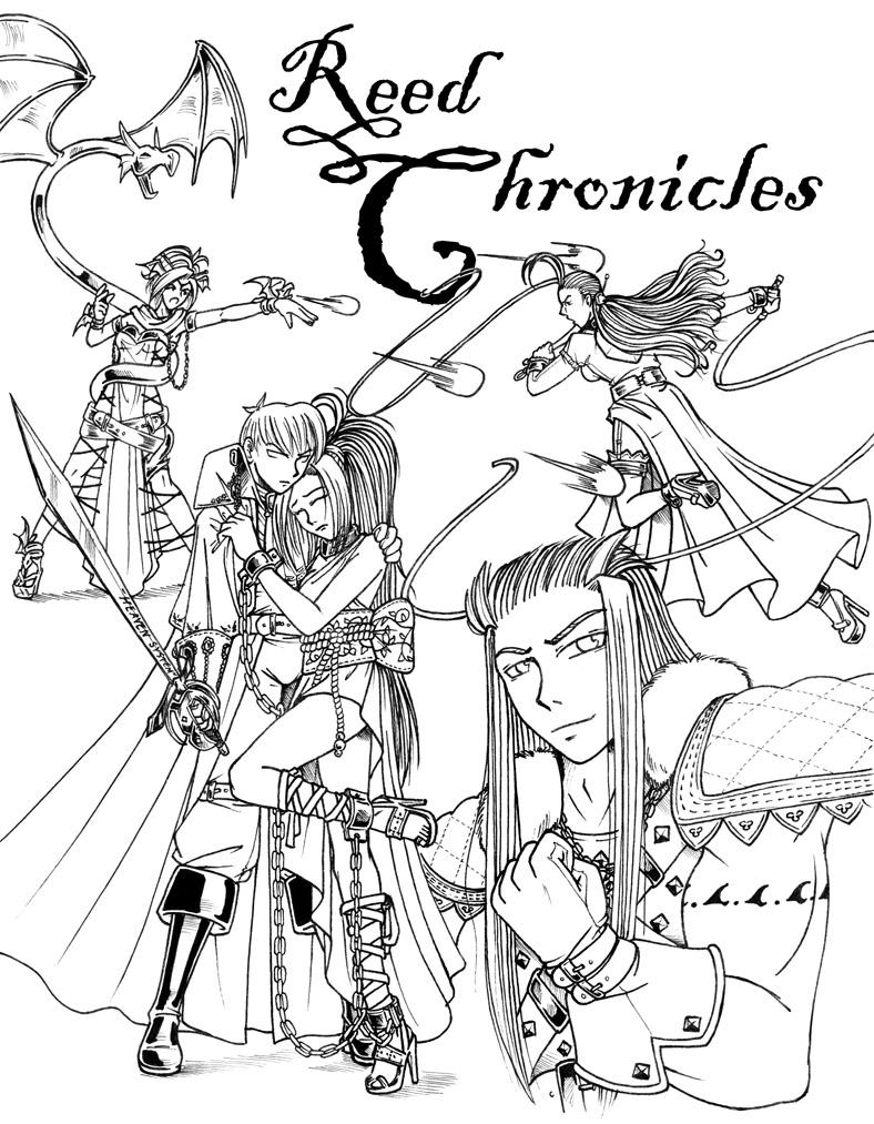 Reed Chronicles B+W Cover by SozokuReed on DeviantArt