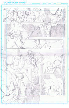 REDraw: Sonic Uni 70 page 4 (Penciled)