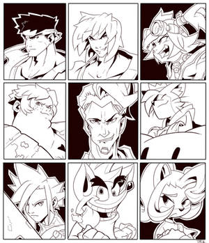 Video Game Faces 1