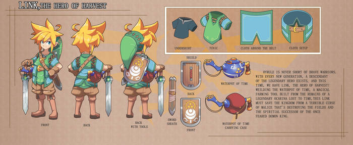 Link Redesign (The Hero of Harvest!)