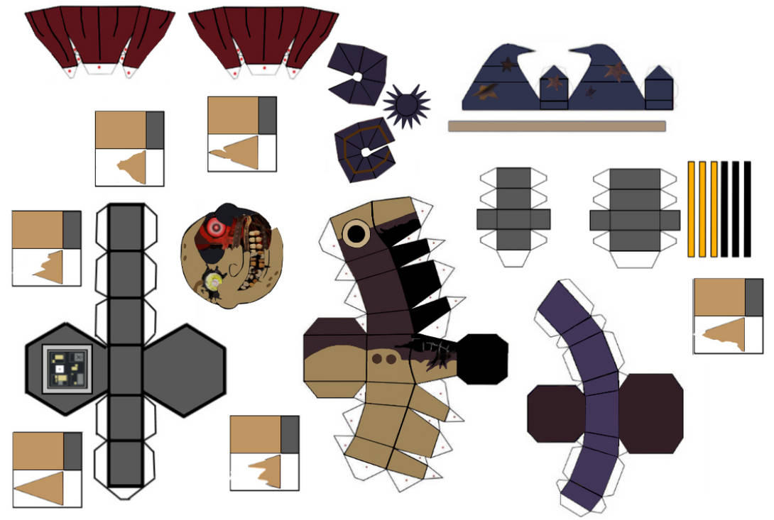 Ruin eclipse papercraft by hehdjfjducbdjfn on DeviantArt