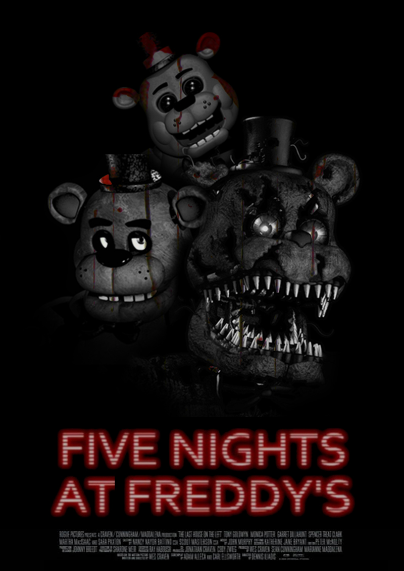 Five Nights at Freddy's - Remake Movie Poster by BlueprintPredator on  DeviantArt