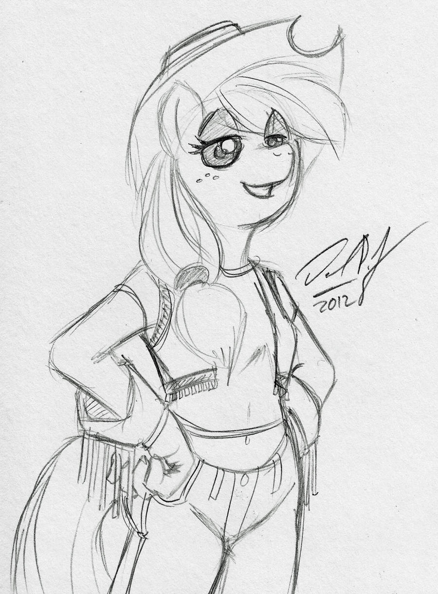 Applejack IHOP Doodle