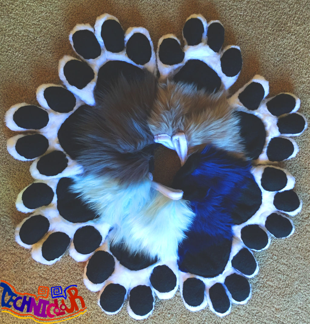 (SOLD) Toony Fursuit Handpaws