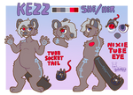 Kezz Beaver Reference Sheet Commission by danneroni