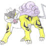 raikou hand-drawn