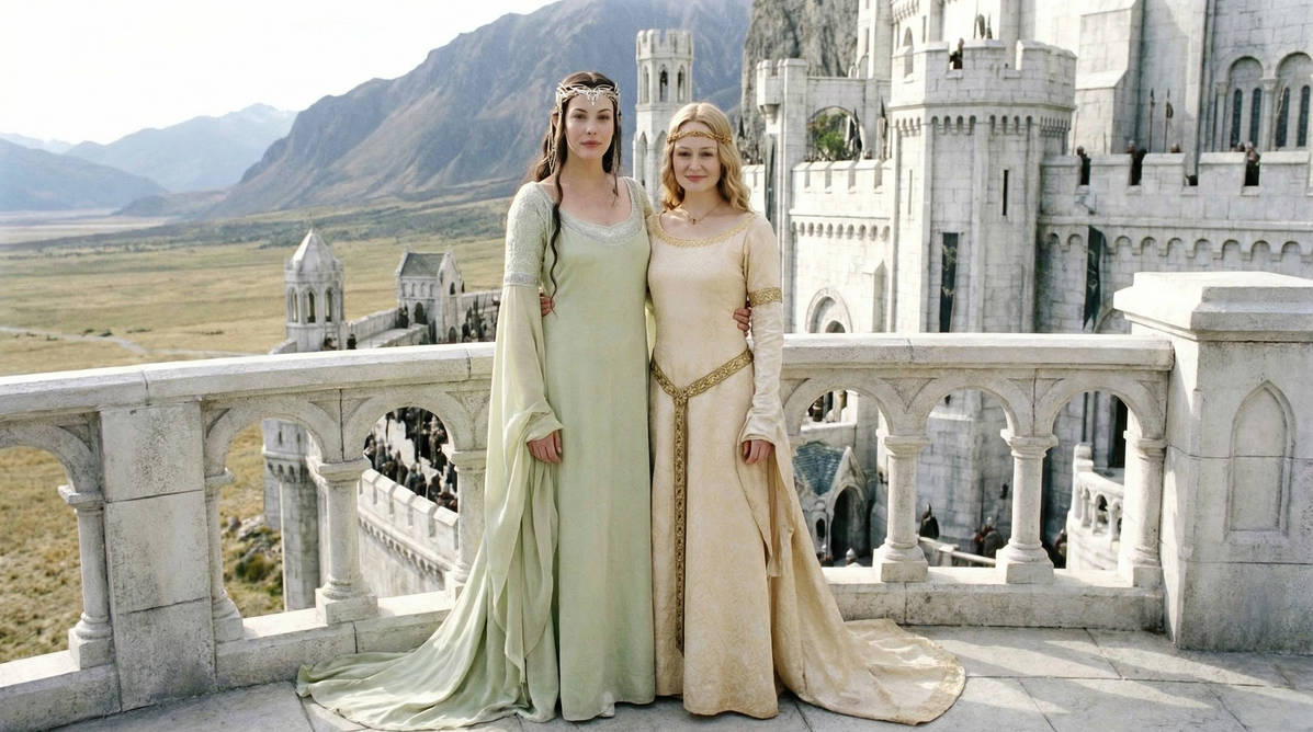 Arwen and Eowyn by thevonbraunring on DeviantArt