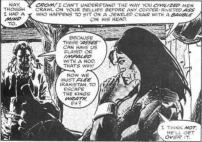 Conan about monarchy