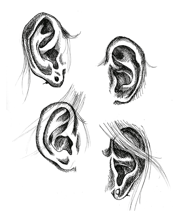 Ear Study by TokalaAngel on DeviantArt