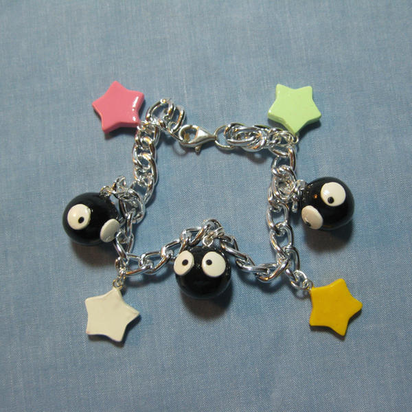 Soot Sprite and Stars Bracelet