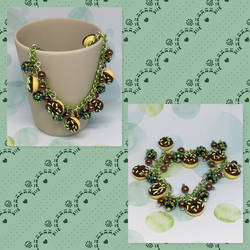 Green Donuts Bracelet