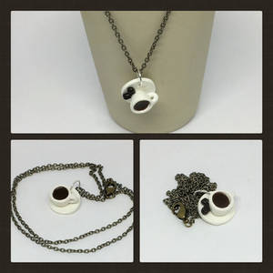 Coffee Cup Necklace