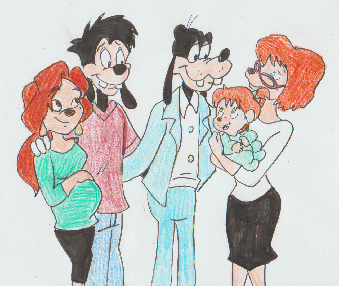 Disney: Family Goof by gelfnig on DeviantArt