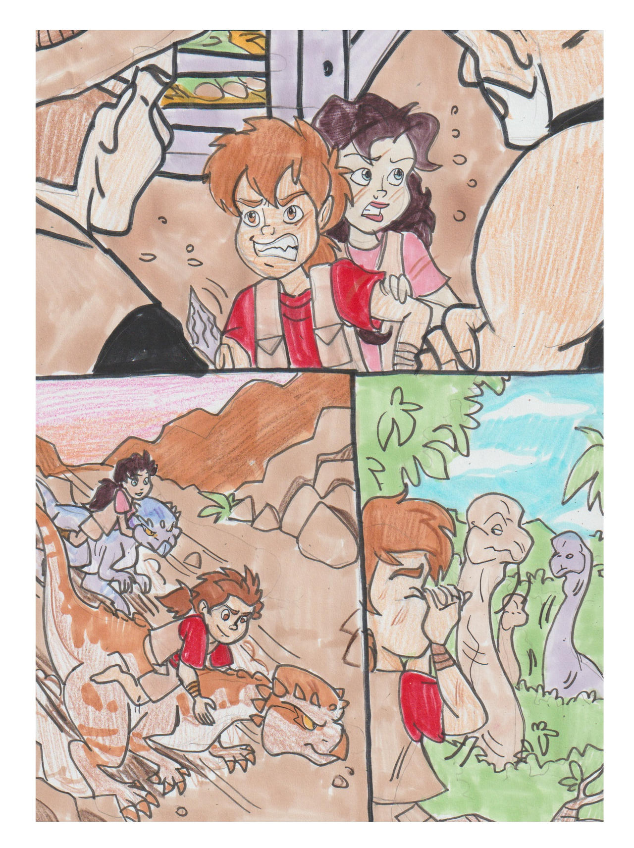 Zuk and Connie on the Sigilo Island