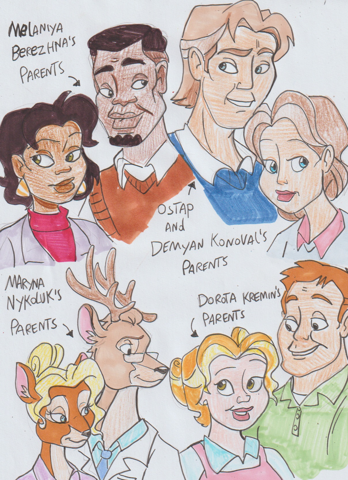 Parents of Ukrainian kids