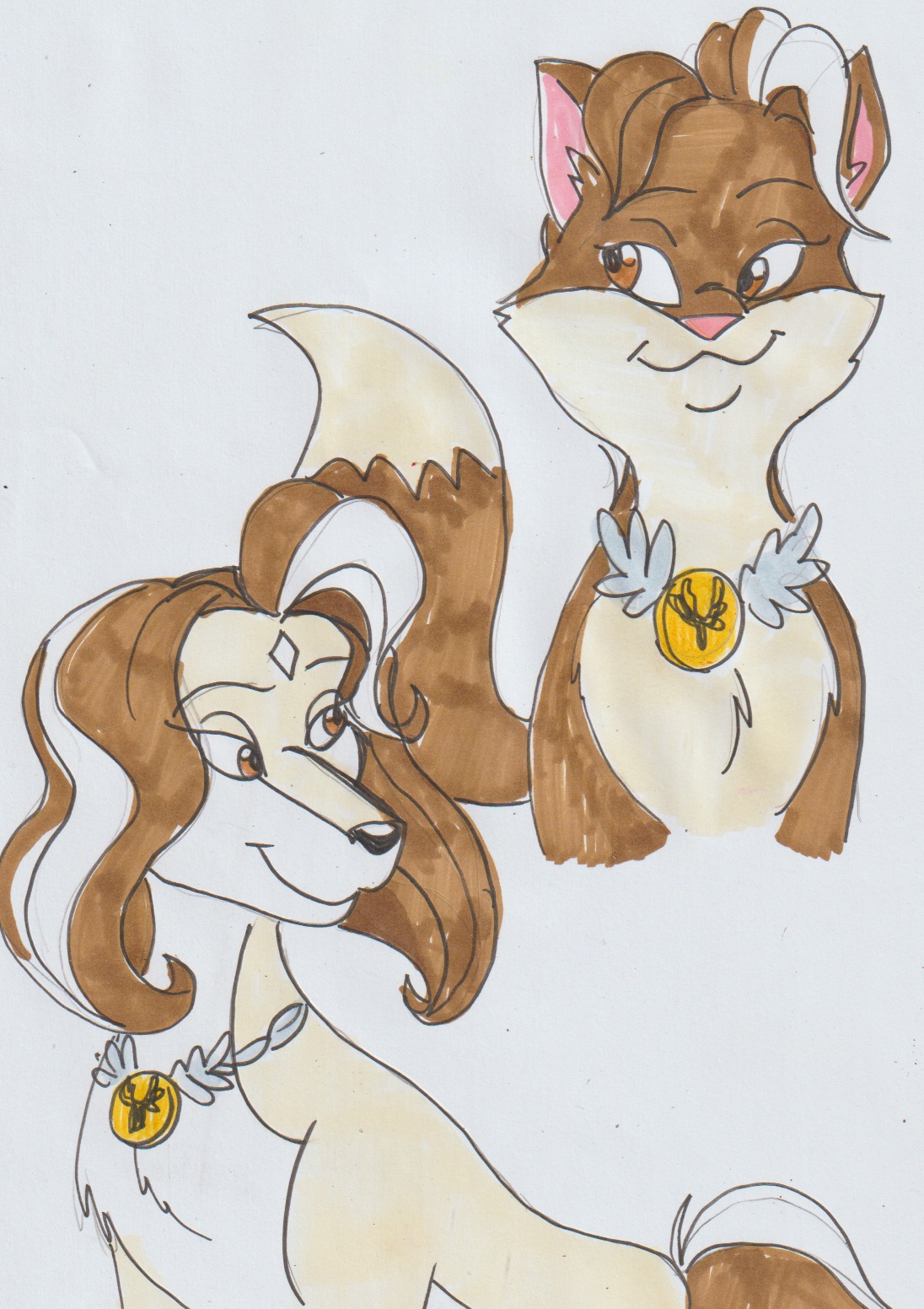 Hayley Caloway as Dog and Cat